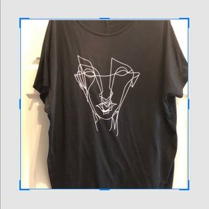 Tops - 🎉Black Graphic Tee #43 Tops - 🎉Black Graphic Tee #43